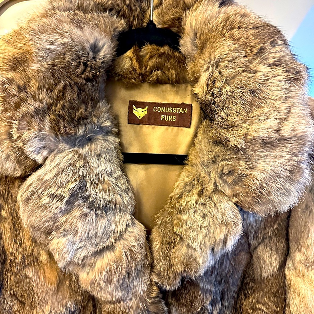 Authentic Fur Coat By Connustan Furs Nwot - image 2